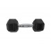 FixtureDisplays® 15 LB Dumbbell One Pair of Two 15 lbs Dumb bells Hex End Rubber Coated Weight Dumbbells 15279